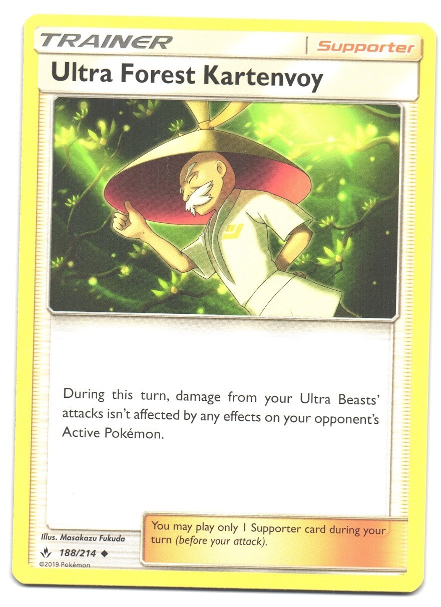 Ultra Forest Kartenvoy - 188/214 - Unbroken Bonds - Pokemon Card - NM