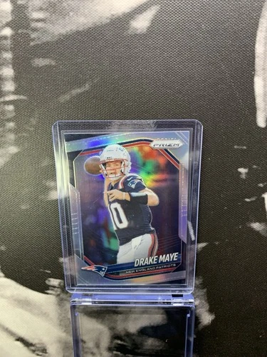 2025 Panini Prizm Drake Maye #165 Silver Prizm