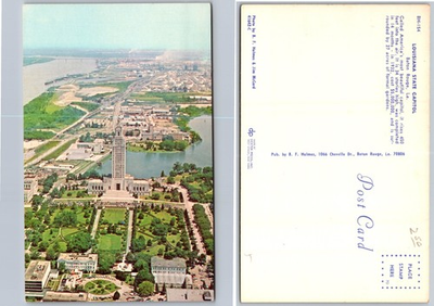 #ad Louisiana State Capitol Baton Rouge Postcard $3.99