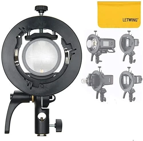 Soporte Speedlite S2 Soporte Tipo S Soporte de Montaje Bowens para V1 V1Pro V100 AD2... Foto 2 de 4