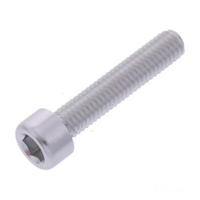 Zylinderschraube Bolt M6x1.00mm 30mm Alu silber, 7750590