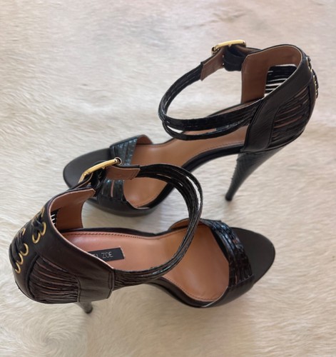 Zapatos señora nuevos cuero negro talla 40 de Rachel Zoe - Imagen 3 de 6
