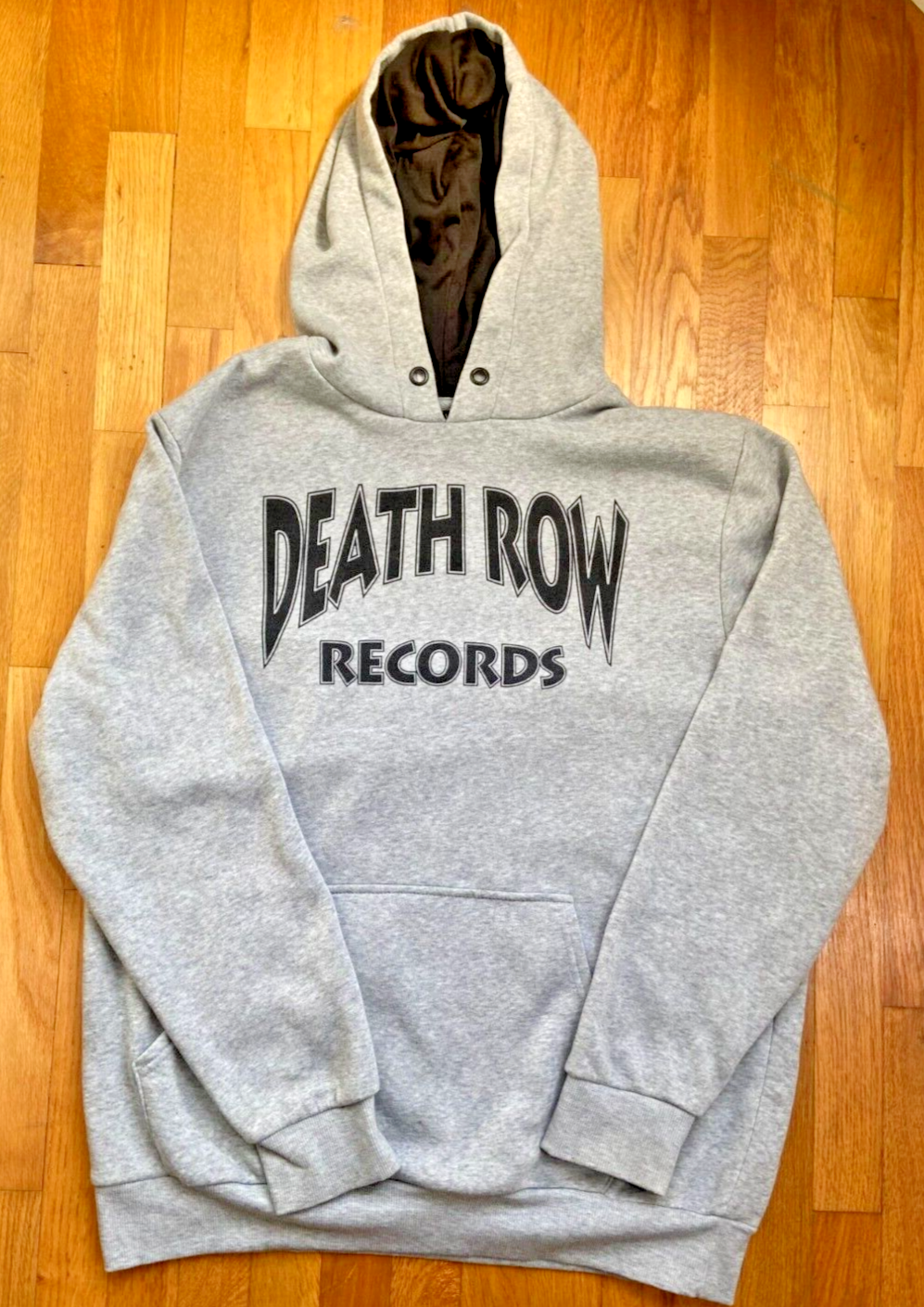 FILA Felpa con cappuccio Death Row Records x Crooks & Castles 2XL grigia