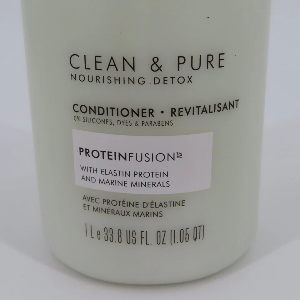 Nexxus Clean Pure Nourishing Detox Conditioner 33.8 fl oz Pump Bottle Hair NEW - Image 2 of 4