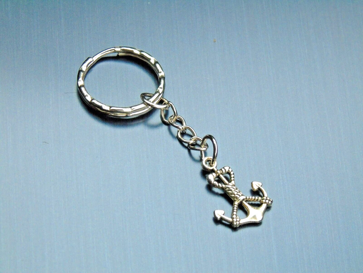 Silver keychain for men sale
