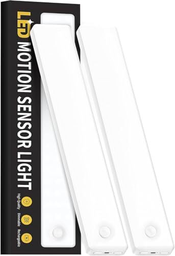 Under Cabinet Lighting Wireless, Motion Sensor Light 8 inch Bright Light