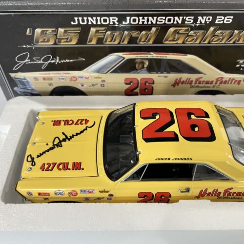 #26 Junior Johnson Holly Farms AUTOGRAPHED 1965 Ford Galaxie University racing - Picture 2 of 7
