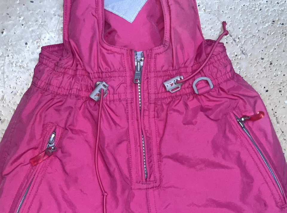 Alpine Design Girls Pink 2PC Snowsuit Ski Set - Hooded Jacket & Bibs Pants sz 4 - Image 3 of 3