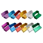 Dental 15-Hole Bur Block Holder RA Latch FG Bur With Cover Aluminum High/Low