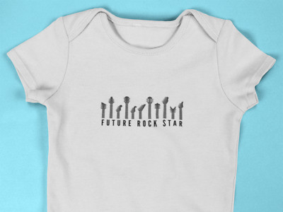 Future Rock Star, Baby Romper, Baby Shower Gift, New Parent Present, Cute