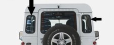 LAND ROVER DEFENDER REAR QTR WINDOW RUBBERS SEAL+ FILLER EQIV TO LR012213  x 2