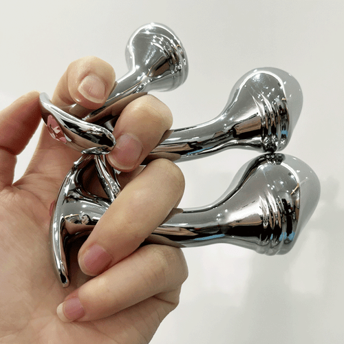 Metal Steel G-spot Anal Butt Plug Prostate Massager Probe Sex Toys for Men Women - Picture 4 of 16