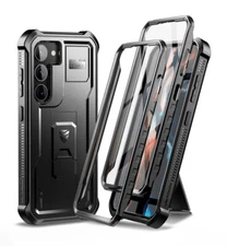 Dexnor for Samsung Galaxy S23 5G Case Heavy Duty Rugged Cover with Kickstand