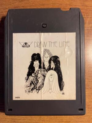 AEROSMITH DRAW THE LINE VINTAGE RARE 8 TRACK TAPE TESTED LATE NITE BARGAIN!