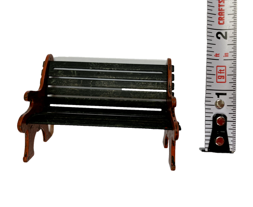 Department 56 Halloween Park Bench 2008 Retired very good condition unused 2x1x2 - Picture 4 of 4