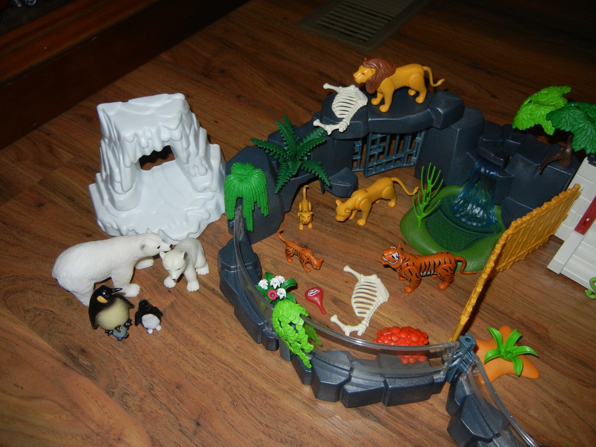【韓国限定】orthomol × playmobil 2点セット Playmobil Zoo Vehicle with Rhinoceros (Playmobil 1-2-3)