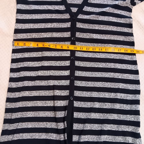 J. Jill Long Line Wearever Collect Strickjacke gestreift Gr. XS neu ohne Etikett - Bild 7 von 10