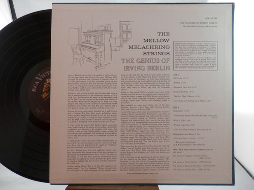 THE MELACHRINO STRINGS & ORCH. "THE WALTZES OF IRVING BERLIN" NM! - Picture 2 of 2