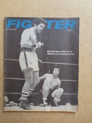 AUSTRALIAN FIGHTER BOXING MAGAZINE 1976 MAY/JUNE- ROCKY MATTIOLI