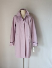 NWT Lauren Ralph Lauren 179 Trench Over Coat Lavender Purple Sz.L Missing Belt