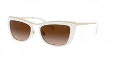 Michael Kors ZARIA MK1064 111413 56 White/brown Shaded Sunglass 56  19 145 3N