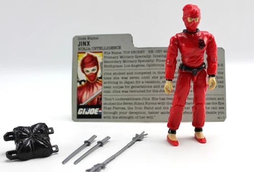 Vintage GI Joe 1987 Jinx Complete Action Figure