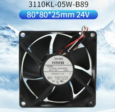 NMB 3110KL-05W-B89 DC24V 8025 0.23A 8CM Inverter Cooling Fan 3-wire