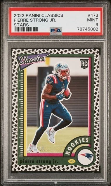 Pierre Strong Panini Classics #173 Stars