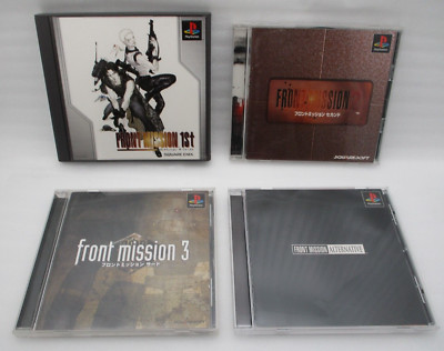 PS1 Front Mission 1st 2 3 Alternative 4Games Japan Import Square Soft