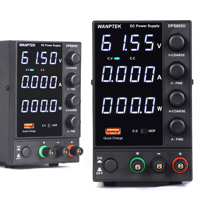 DC-Schaltnetzteil 4-stellige 0-30V/60V 5A/6A DC Labor Netzteil Variable Digit DE