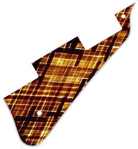 Pickguard Pick Guard Compatible with Gibson LP Guitar Amber Bamboo