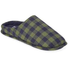 Club Room Mens Flannel Comfort Indoor/Outdoor Slide Slippers Small 6-7