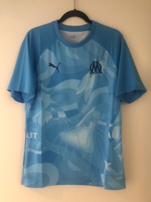 Olympique Marseille OM Puma 23/24 PreMatch Training Soccer Jersey Shirt EU Large
