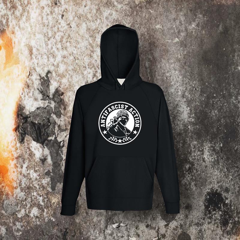 Antifascist Acion Hoodie Motiv Zwille, verschiedene Farben