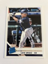 Luis Urias 2019 Donruss Rated Rookie #45 San Diego Padres RC