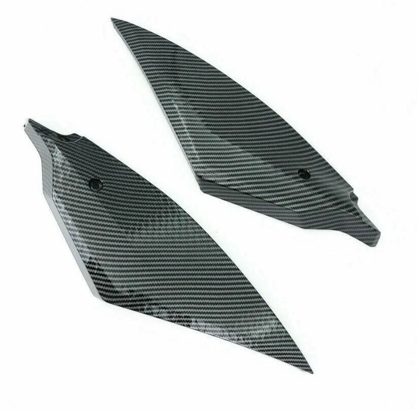 Carbon Fiber Fuel Gas Tank Side Trim Cover Fairing For Yamaha YZF R6 2017-2020 Foto 2 de 4