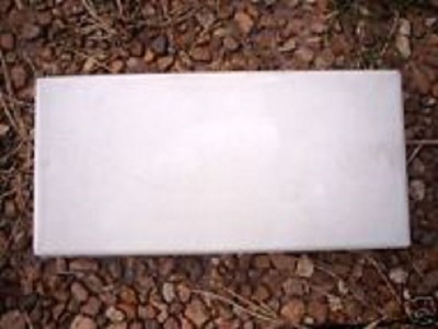 Concrete brick mold  8'' x 4'' x 1''  plaster cement plain smooth surface mould