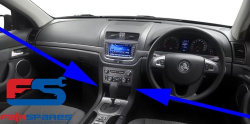 VE Ser 2 Holden Commodore SS Front Centre Dash Console Lower Trim in Onyx Black - Bild 2 von 4