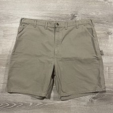 Vtg Carhartt USA B25 DES Men's 44 Washed Duck Carpenter Work Shorts Desert