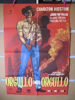 A3604 Orgullo contra orgullo Robert Parrish Jane Wyman,  Charlton Heston,  Clair