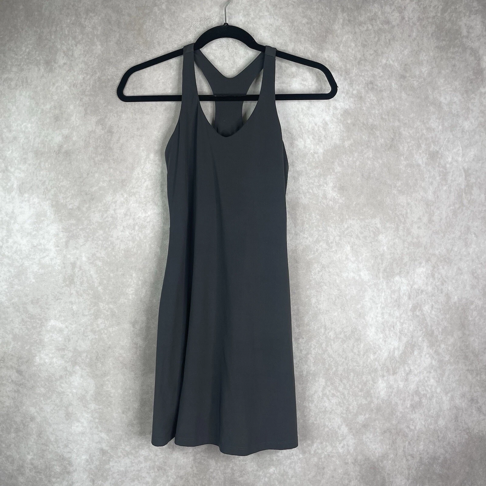girlfriend-collective lola v-neck athleisure skort dress 