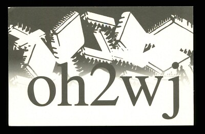 1 x QSL Kartenradio Finnland OH2WJ 2000 Espoo   A936