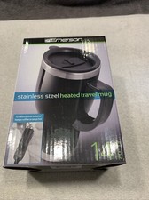 Stainless Steel Heated Travel Mug 12V EMERSON - 14 FL. OZ.