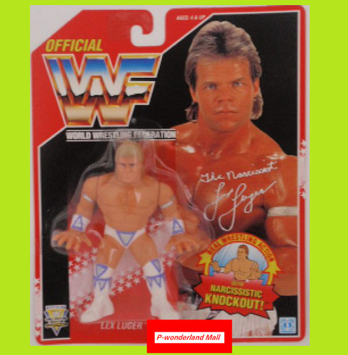 Hasbro Official Figure Rex Luger 1994 Red Card Wre...
