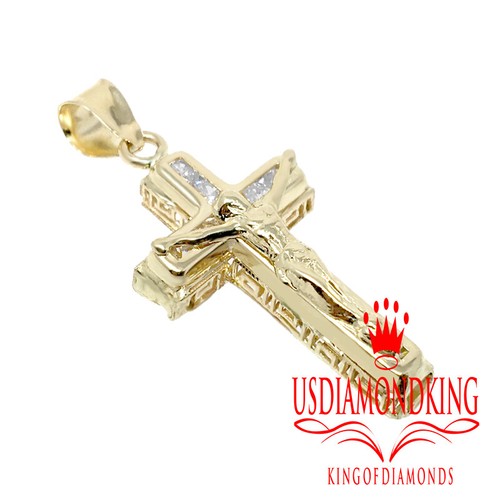 Gold Crucifix Cross Charm Pendant | eBay