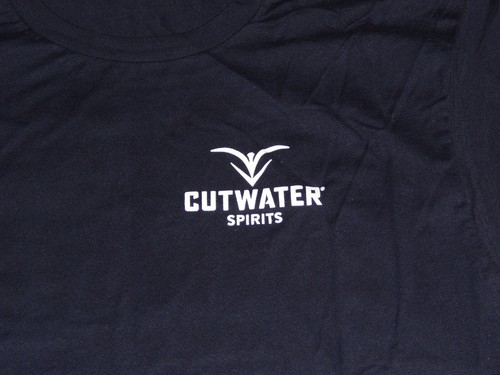 CUTWATER SPIRITS NAVY BLUE SIZE LARGE 100% COTTON UNISEX T-SHIRT NEW - Picture 3 of 6