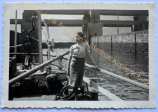 orig. Foto Elbe Böhmen Schiff Boot 1941 Schreckenstein Aussig