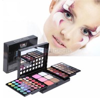 78 Colours Blusher Lip Gloss Shimmer Eyeshadow Palette Makeup Kit Set Box 78 Colours Blusher Lip Gloss Shimmer Eyeshadow Palette Makeup Kit Set Box