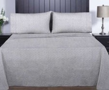 NEW 6-Pc SOUTH POINT Microfiber Queen Sheet Set, Extra Softness Fit 17"deep