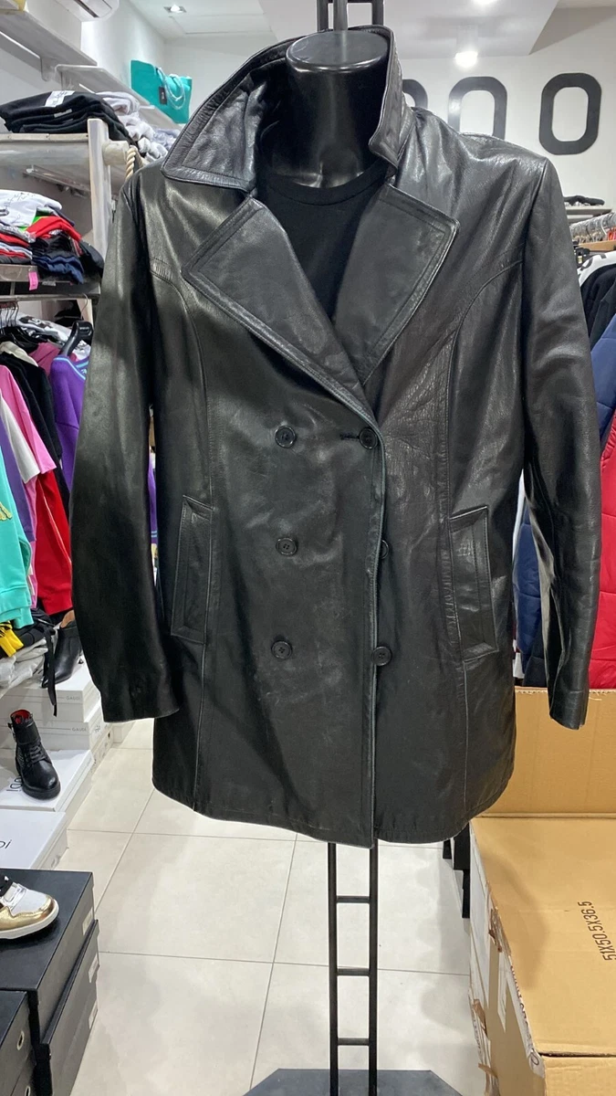 Leather coat top factory outlet